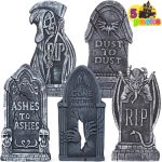 JOYIN 17” Halloween Tombstones for Graves Decorations
