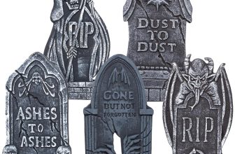 JOYIN 17” Halloween Tombstones for Graves Decorations