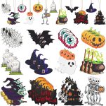 Halloween Decorative Hanging Ornaments 24 Pcs Halloween