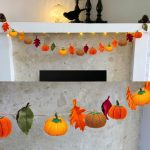 Felt Pumpkin Garland, Pumpkin Set, Pumpkin Decoration,
