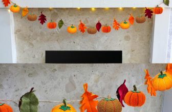 Felt Pumpkin Garland, Pumpkin Set, Pumpkin Decoration,