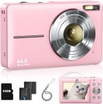 Digital Camera, FHD 1080P Point and Shoot Kids Camera,