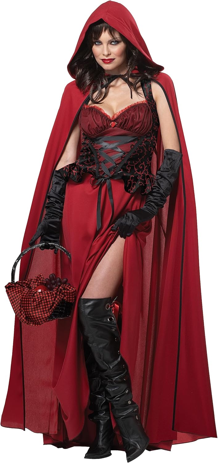 California Costumes Womens Dark Red Riding Hood Adult Review Halloween