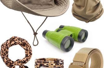 Safari Costume Outfit for Women Sun Bucket Hat Leopard