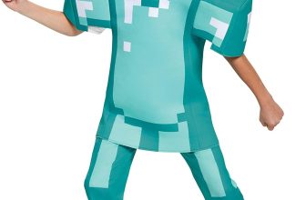 Kids Minecraft Armor Deluxe Halloween Costume