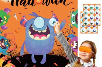 Halloween Party Games Pin Eye on The Monster Game