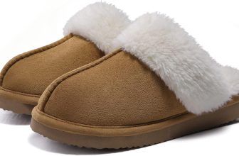 Litfun Women's Fuzzy Memory Foam Slippers Fluffy Winter