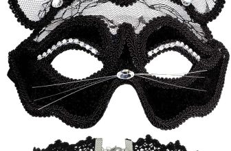 Black Cat Costume for Women with Sexy Lace Masquerade