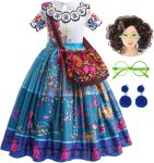 ATIMIGO Mirabel Isabella Dress Halloween Costume