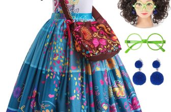 ATIMIGO Mirabel Isabella Dress Halloween Costume