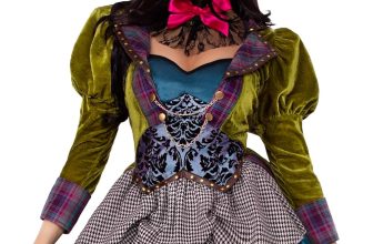 Leg Avenue Women's 3 Piece Deluxe Mad Hatter Costume