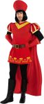Morph Red Fairytale Lord Costume Men, Funny Halloween