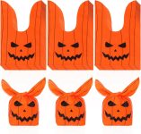 Semato 50 Pcs Halloween Treat Bags, Halloween Goodie