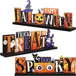 3 Pieces Halloween Table Decorations - Pumpkin