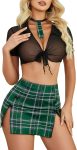Avidlove Lingerie Set for Women Sexy Schoolgirl Outfits