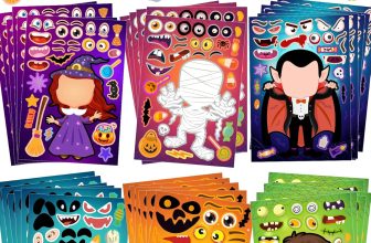 36 Sheets Halloween Stickers for Kids Make Your Own