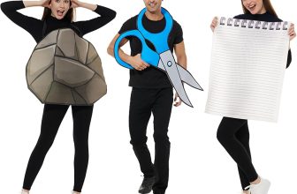 EraSpooky Adult Rock Paper Scissors Costume, Family