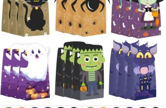Zevulizen Halloween Treat Bags-24 PCS Goody Bags with