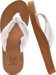 KuaiLu Flip Flops for Women with Arch Support Yoga Mat