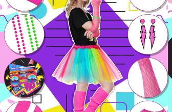 Tacobear 14Pcs Kids 80s Costume 5T-14 Accessories Set