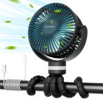 Momcozy 8000mAh Portable Stroller Fan | 27H Ultra-long