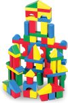 Melissa & Doug Wooden Building Blocks, 100-Piece Set of