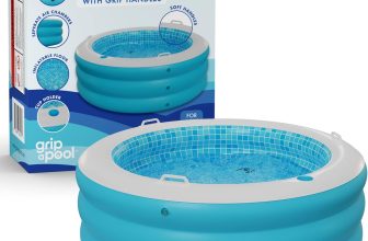 Inflatable Round Swimming Pool with Blow Up Padded