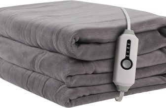 Electric Heated Blanket 72"x84" Full Size, Soft Coral