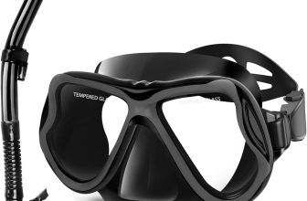 Greatever Dry Snorkel Set,Panoramic Wide View,Anti-Fog