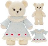 MorisMos White Teddy Bear Stuffed Animal Doll with