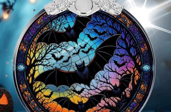 Bat Under Moonlight Halloween Christmas Tree Ornament