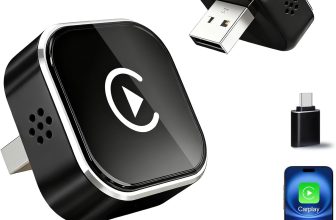 Mini Wireless CarPlay Adapter for iPhone,2 in 1 for