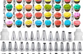 Cake Decorating Tips and Icing Piping Tips Coupler With