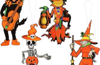 Vintage Halloween Party Decoration Jointed Figures