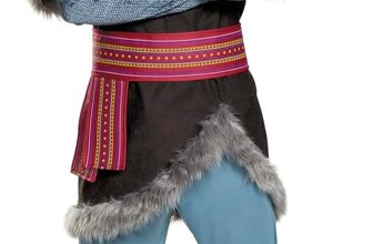Kristoff Costume for Adults, Disney Frozen Men's Tunic