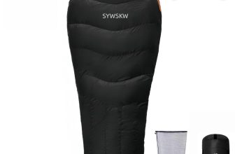 Down Sleeping Bag with Pillow for Backpacking,15℉ 5℉ 0℉