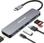 Hiearcool USB C Hub for MacBook – 7-in-1 USBC Adapter