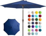 JEAREY 9FT Outdoor Patio Umbrella Outdoor Table