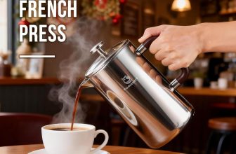 1L/34 Oz French Press Coffee Maker,304 Stainless Steel