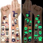 Halloween Luminous Temporary Tattoo for Kids - 250+