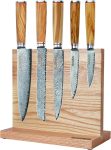 YOUSUNLONG Knife Set Block - 5pcs Kitchen Knives Set