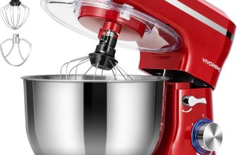 VIVOHOME 4.75 Quart Stand Mixer, 8 Speed Kitchen