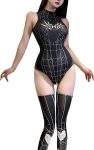 Women's Sexy Cutout Lingerie Set Cosplay Bodysuit 5