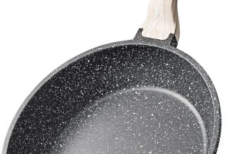 CAROTE Nonstick Frying Pan Skillet,Non Stick Granite