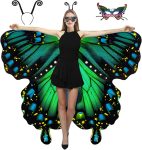 Butterfly Costume for Women Double-Sided Printing,