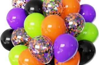 60pcs 12inch Balloons - Halloween Decorations, Latex