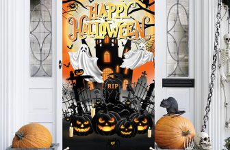 Avezano Halloween Door Cover Haunted House Scary
