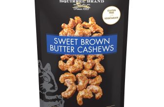 Squirrel Brand Sweet Brown Butter Cashews, 3.5 Ounces