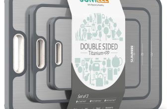 Titanium Cutting Board, Double Sided Food Grade Pure