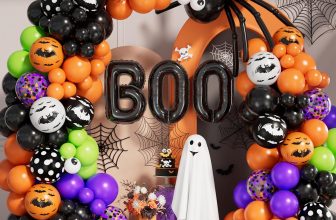Halloween Balloon Garland Arch kit with Spider Balloons